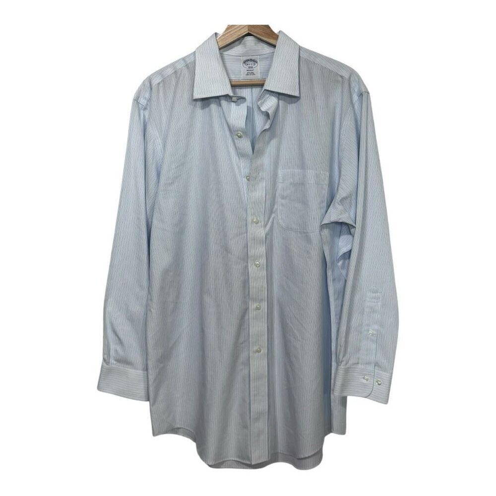 Brooks Brothers Mens Long‎ Sleeve Dress Shirt Striped Career Office 16 1/2